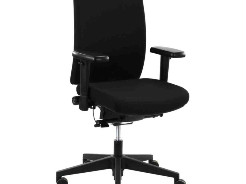Workliving NPR1813 Ramblas Comfort Black Edition, Ergonomic Design Office Chair, ARBO