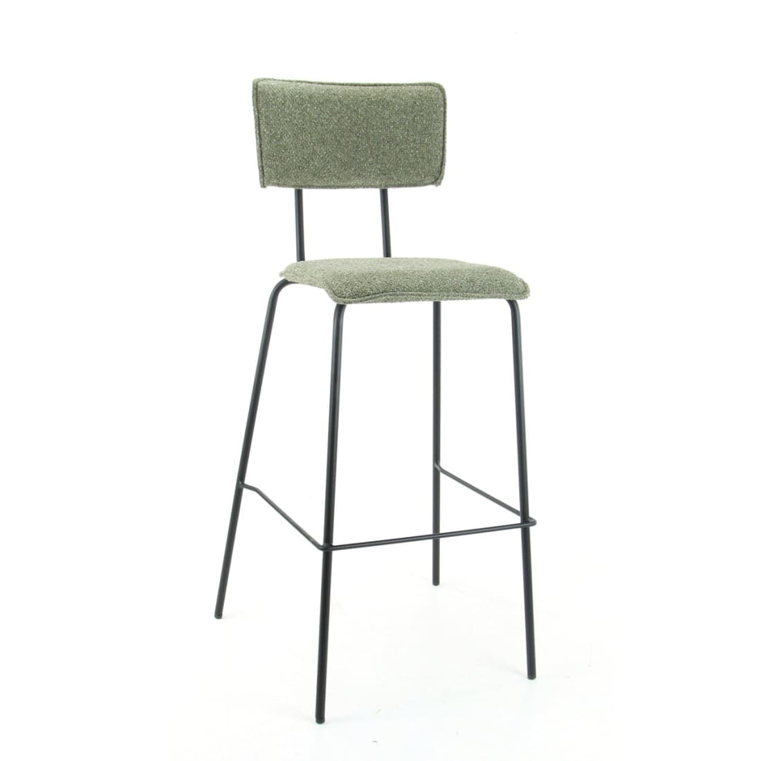 Workliving Bo Society High Bar Stool, Bouclé Turtle