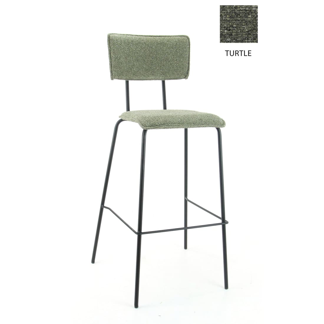 Workliving Bo Society High Bar Stool, Bouclé Turtle — 4