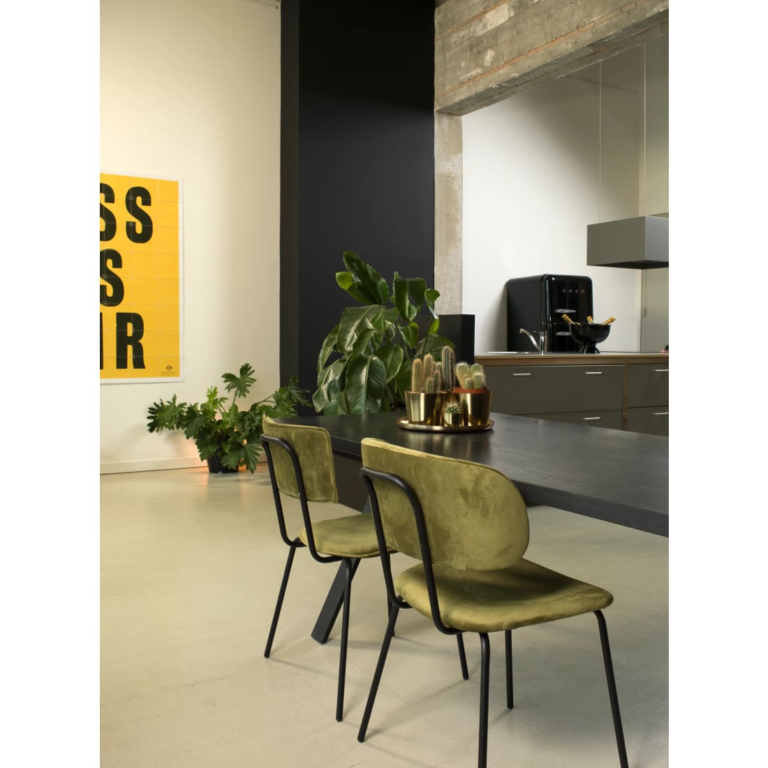 Workliving Bo Dining Chair, Velvet Earth Teal — 4