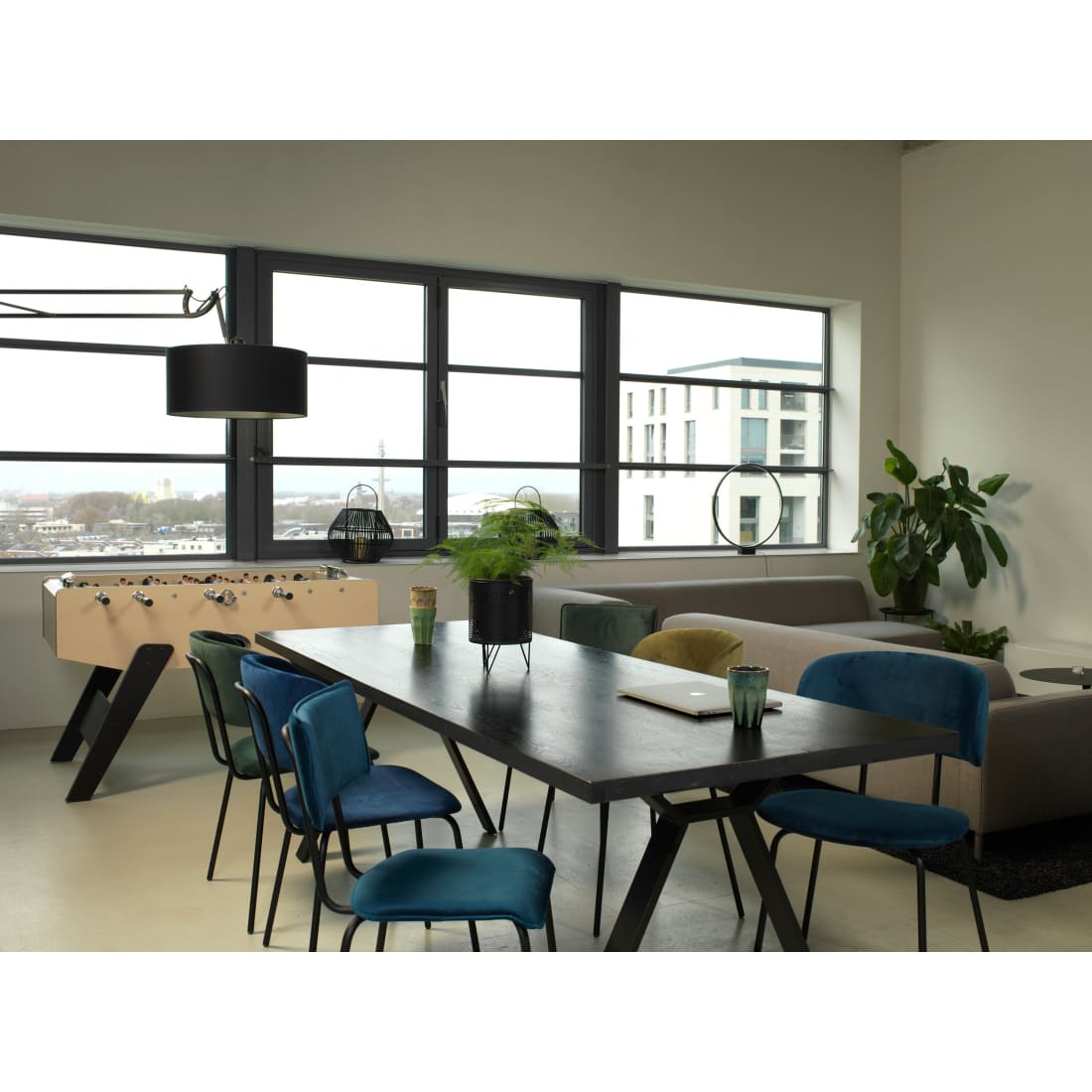Workliving Bo RS Dining Chair, Velvet Earth Forest — 5
