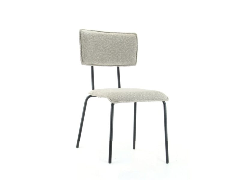 Workliving Bo Society Dining Chair, Bouclé Shitake