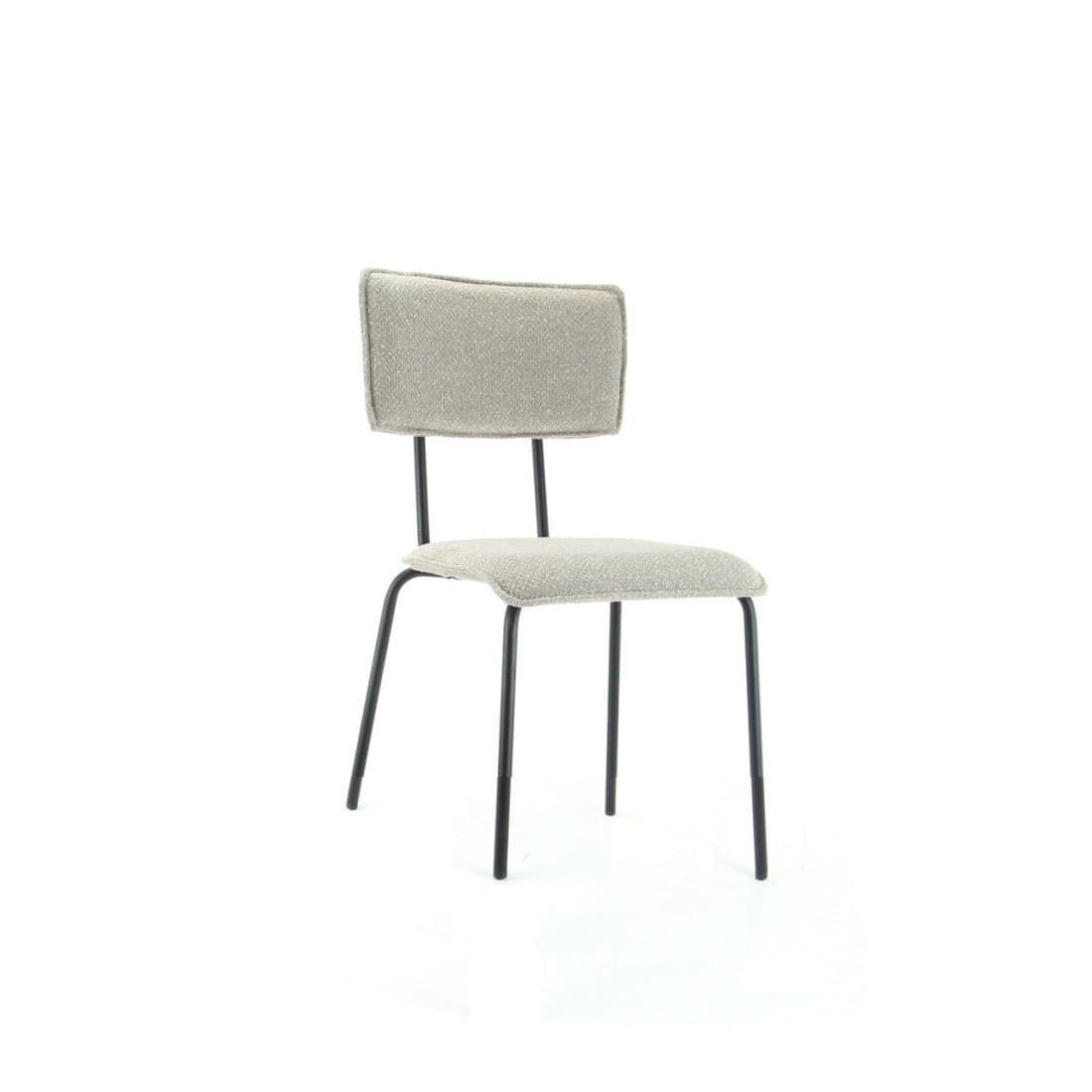 Workliving Bo Society Dining Chair, Bouclé Shitake