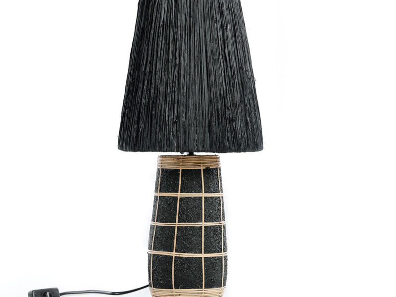 The Naxos Table Lamp, Black Natural