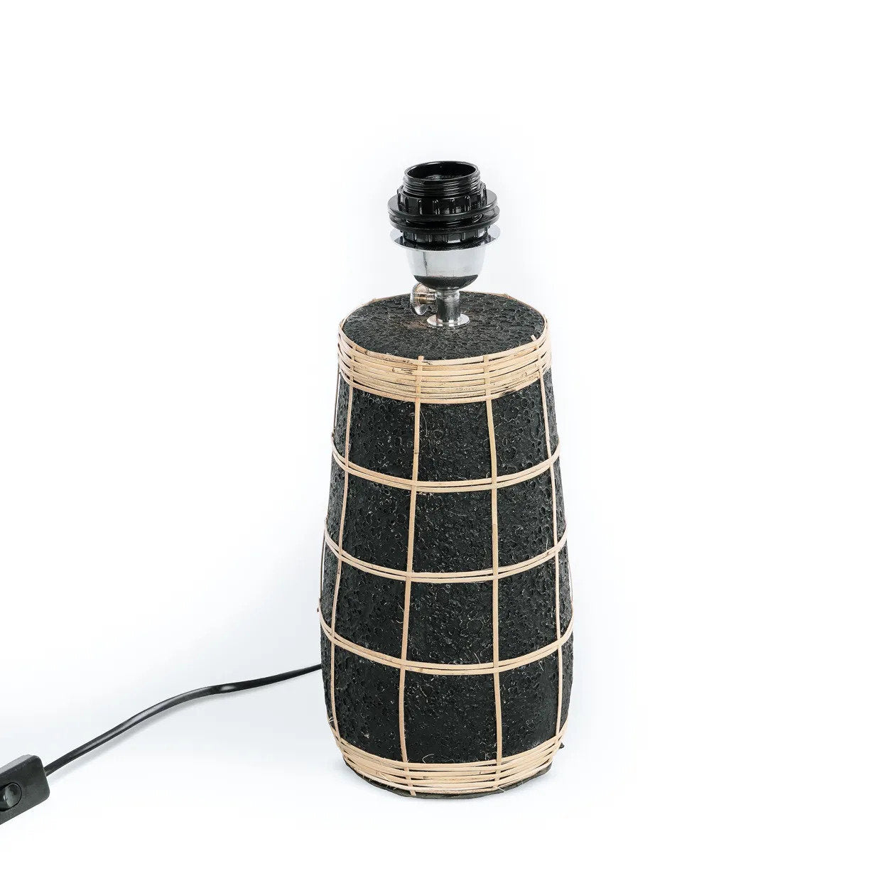 The Naxos Table Lamp, Black Natural — 3