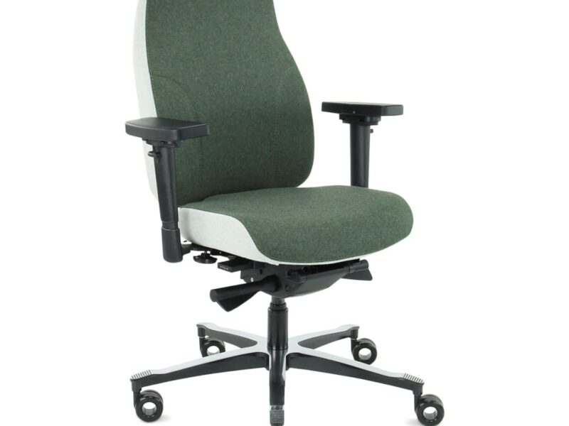 Sit And Move Therapod X2 Office Chair, Olive, Facet Wool Olive/Ashgrey