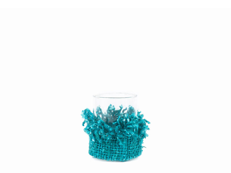 The Oh My Gee Candle Holder, Aqua, M