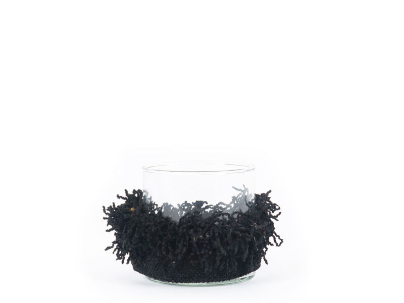 The Oh My Gee Candle Holder, Black Velvet, S