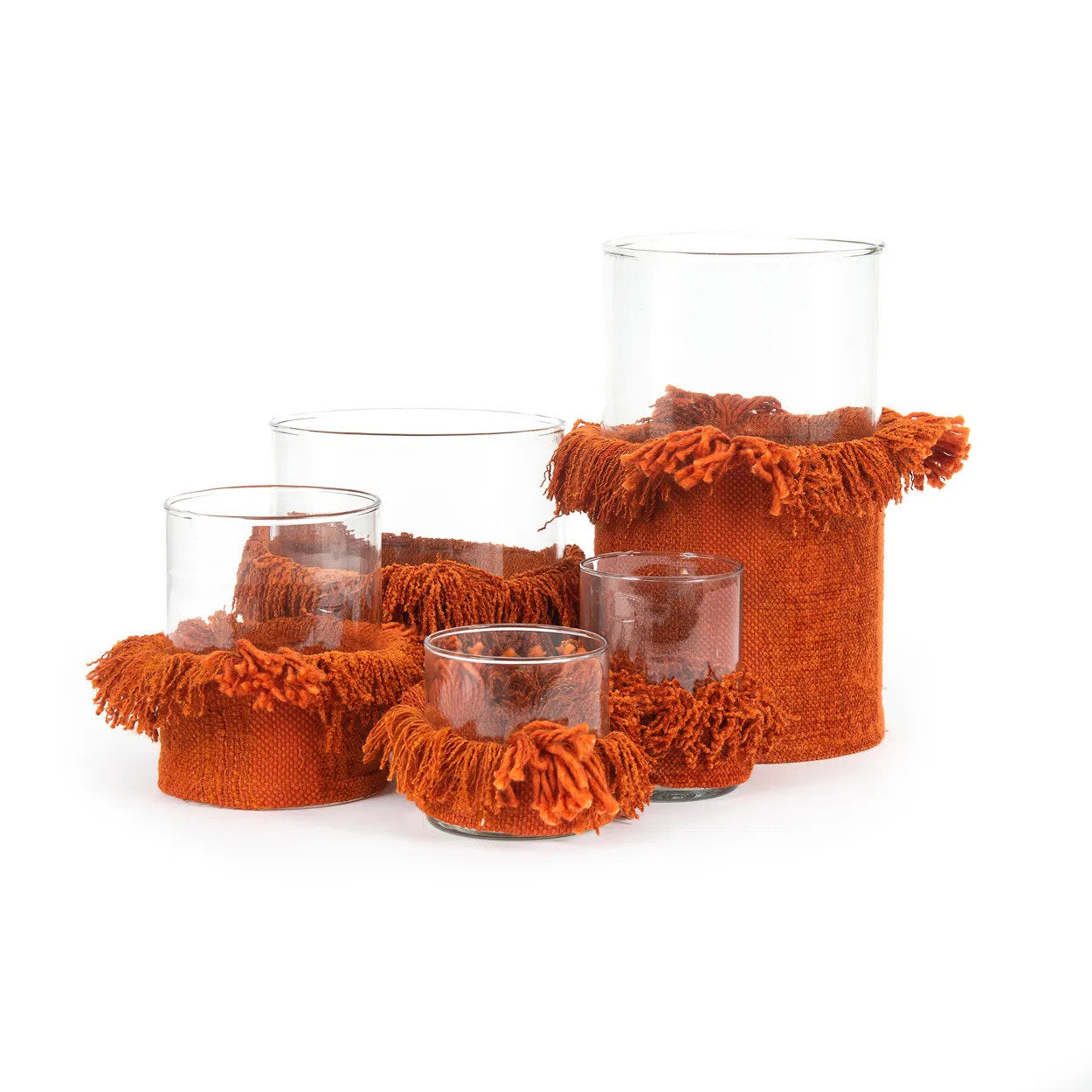 The Oh My Gee Candle Holder, Rust Velvet, M — 5