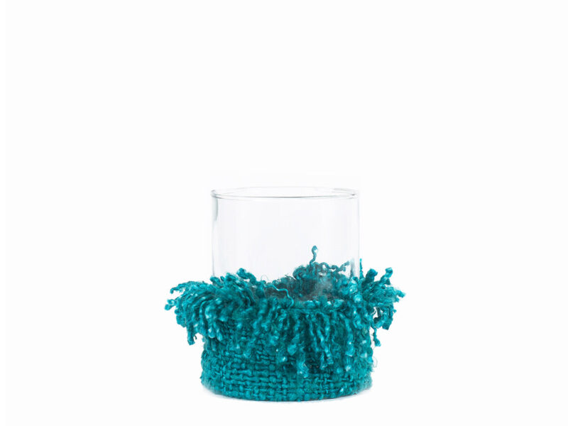 The Oh My Gee Candle Holder, Aqua, L
