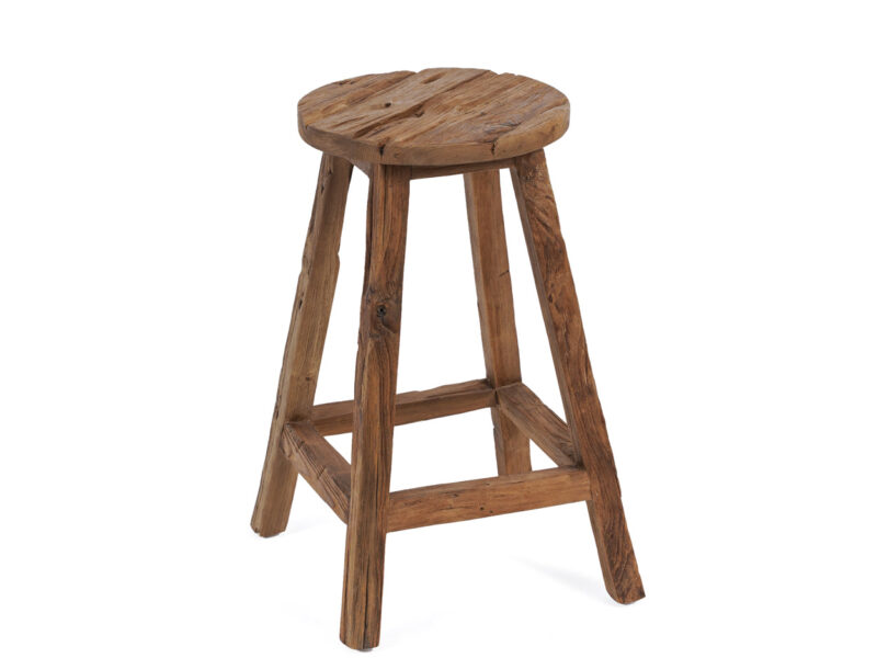 The Shibori Bar Stool, Natural