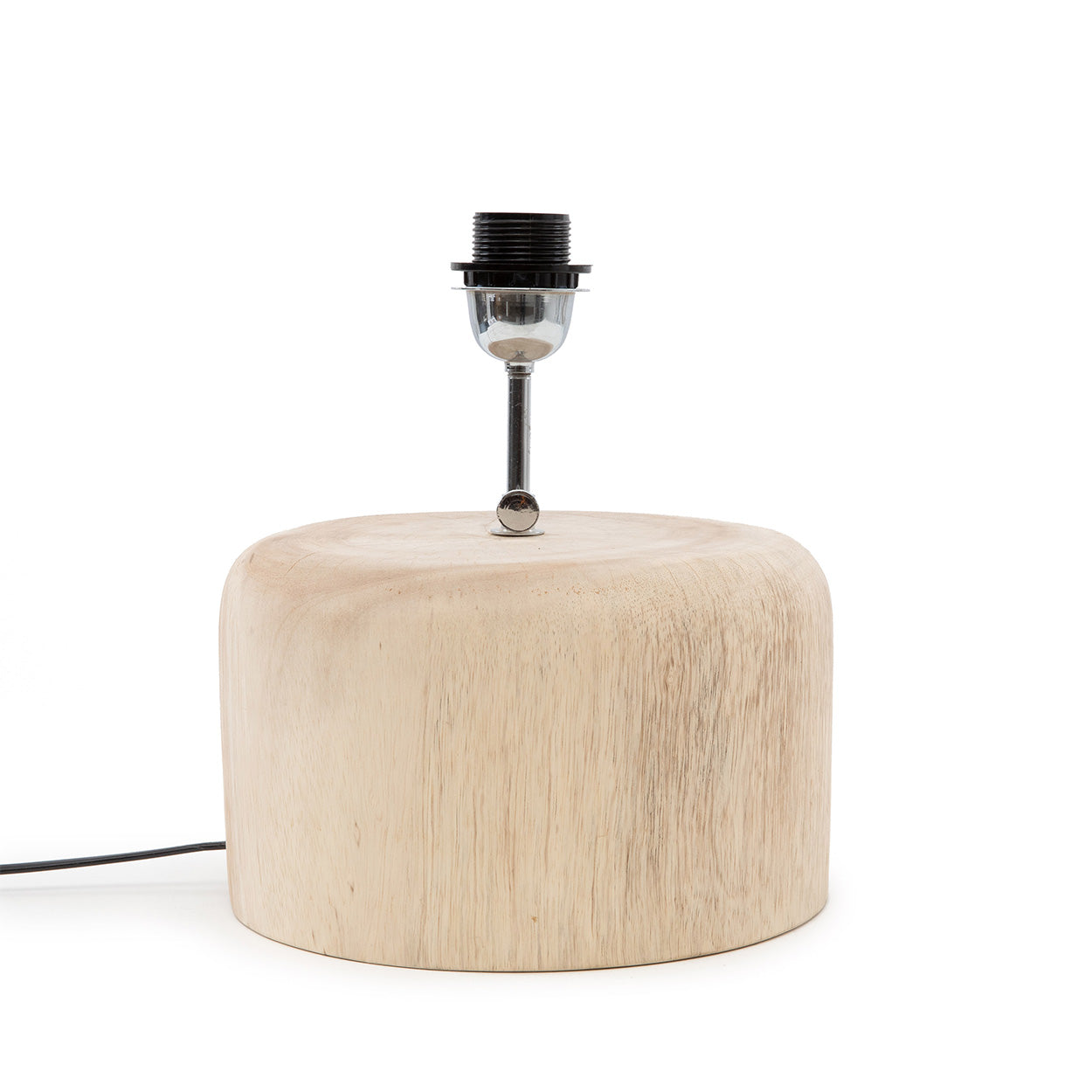 The Teak Wood Table Lamp Base, Natural
