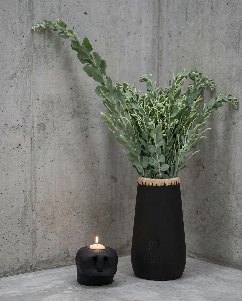 The Sneaky Vase, Black Natural, M — 2