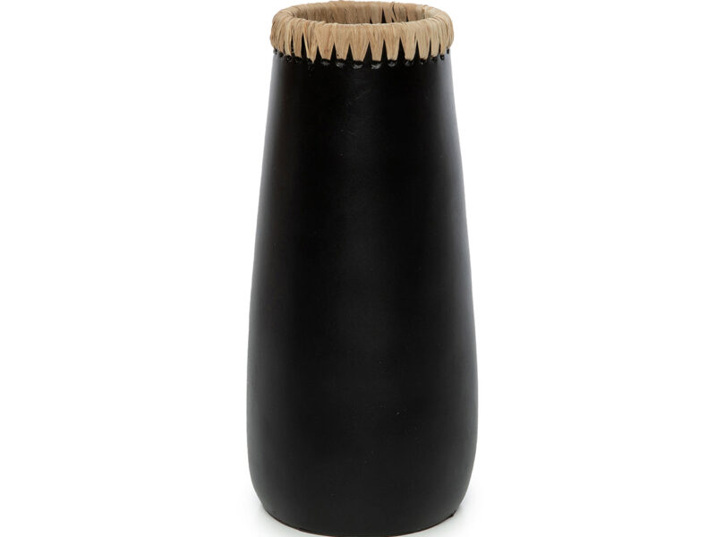 The Sneaky Vase, Black Natural, L