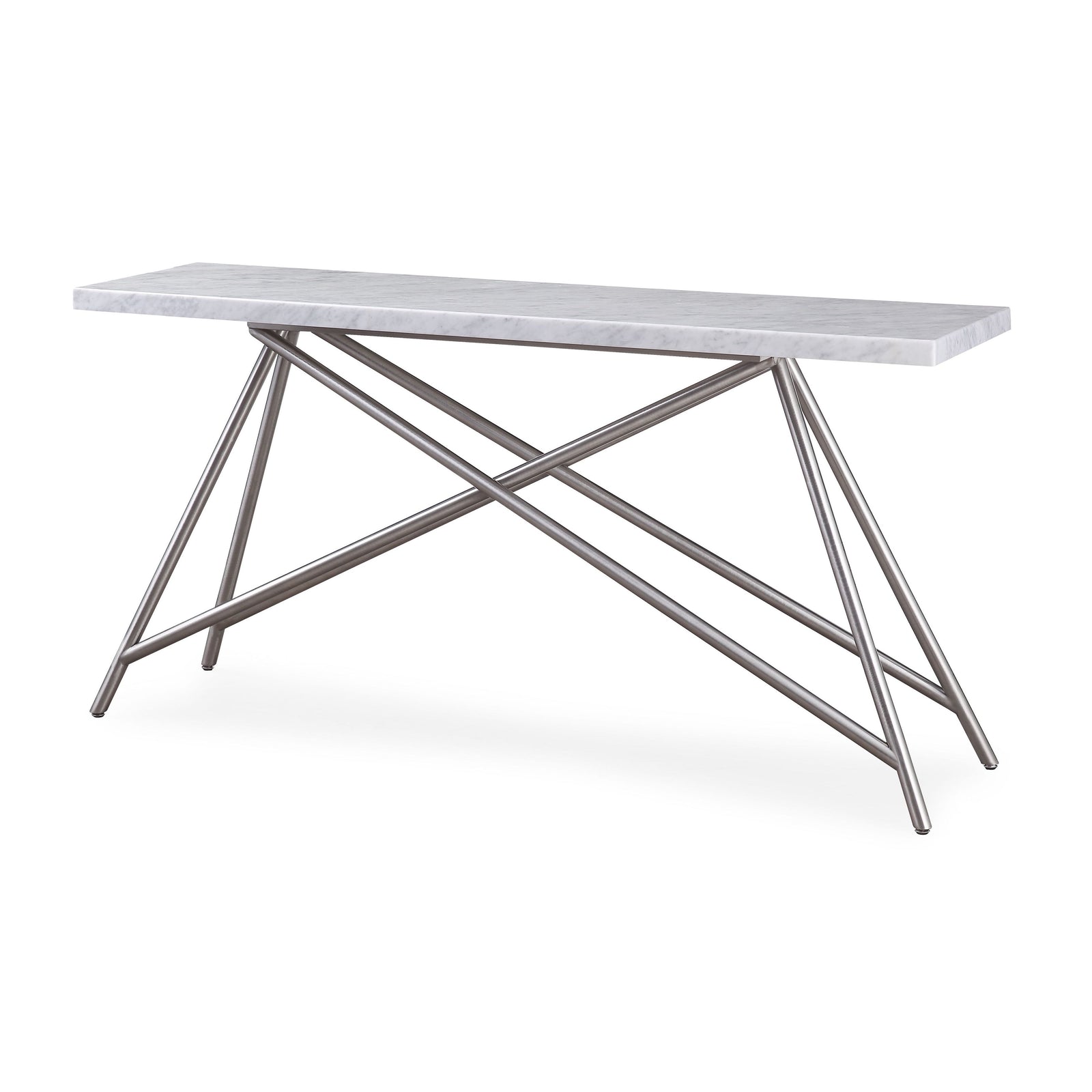 Coral Console Table in Marble — 3