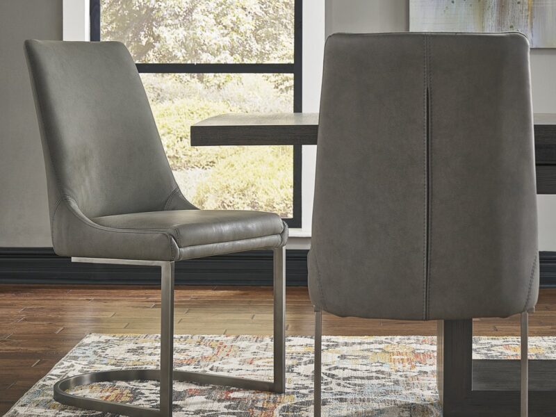 Oxford Dining Chair in Basalt Grey, Set of 2