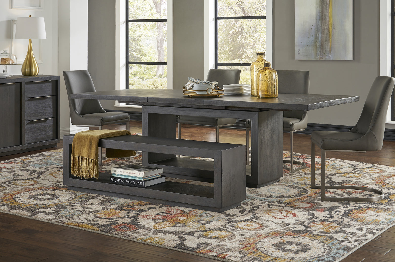 Oxford Dining Chair in Basalt Grey, Set of 2 — 5