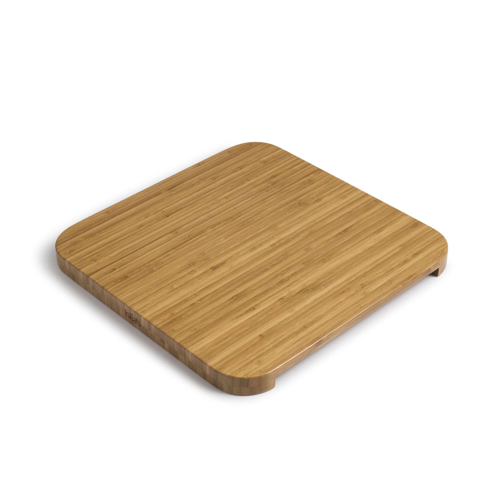 Cube Fire Basket Bamboo Board, Brown