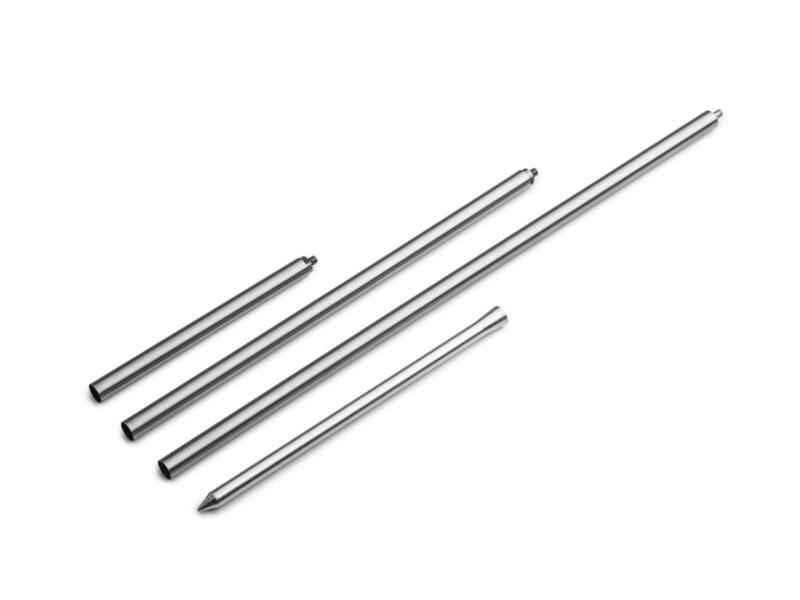 Spin Lantern Ground Spike for Both Sizes, 3-piece, Silver