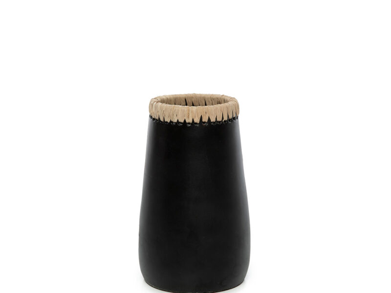 The Sneaky Vase, Black Natural, S