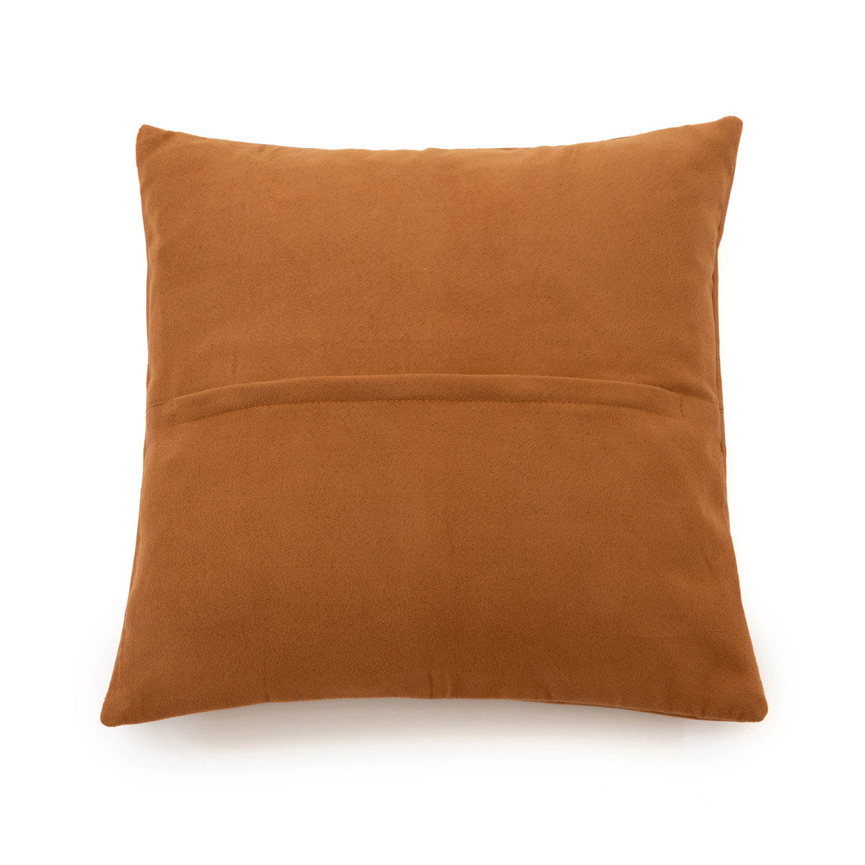 The Four Panel Leather Cushion Cover, Camel, 40x40 — 2