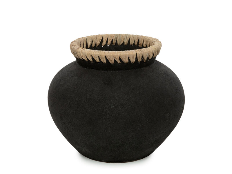 The Styly Vase, Black Natural, M