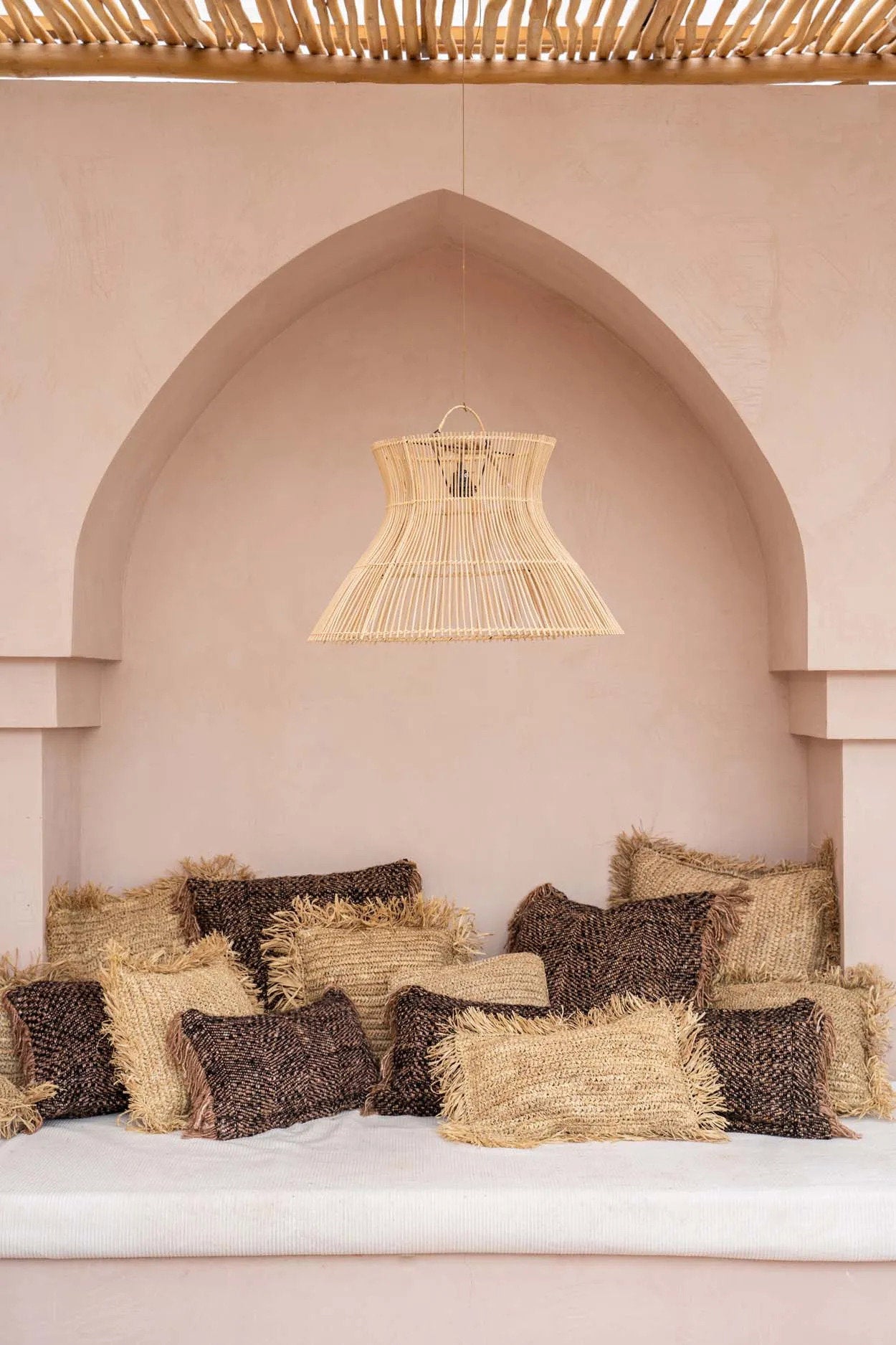 The Oh My Gee Cushion Cover, Black Copper, 30x50 — 2