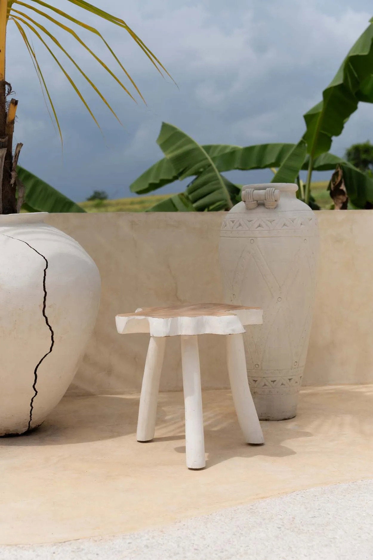 The Organic Side Table, Natural White — 5