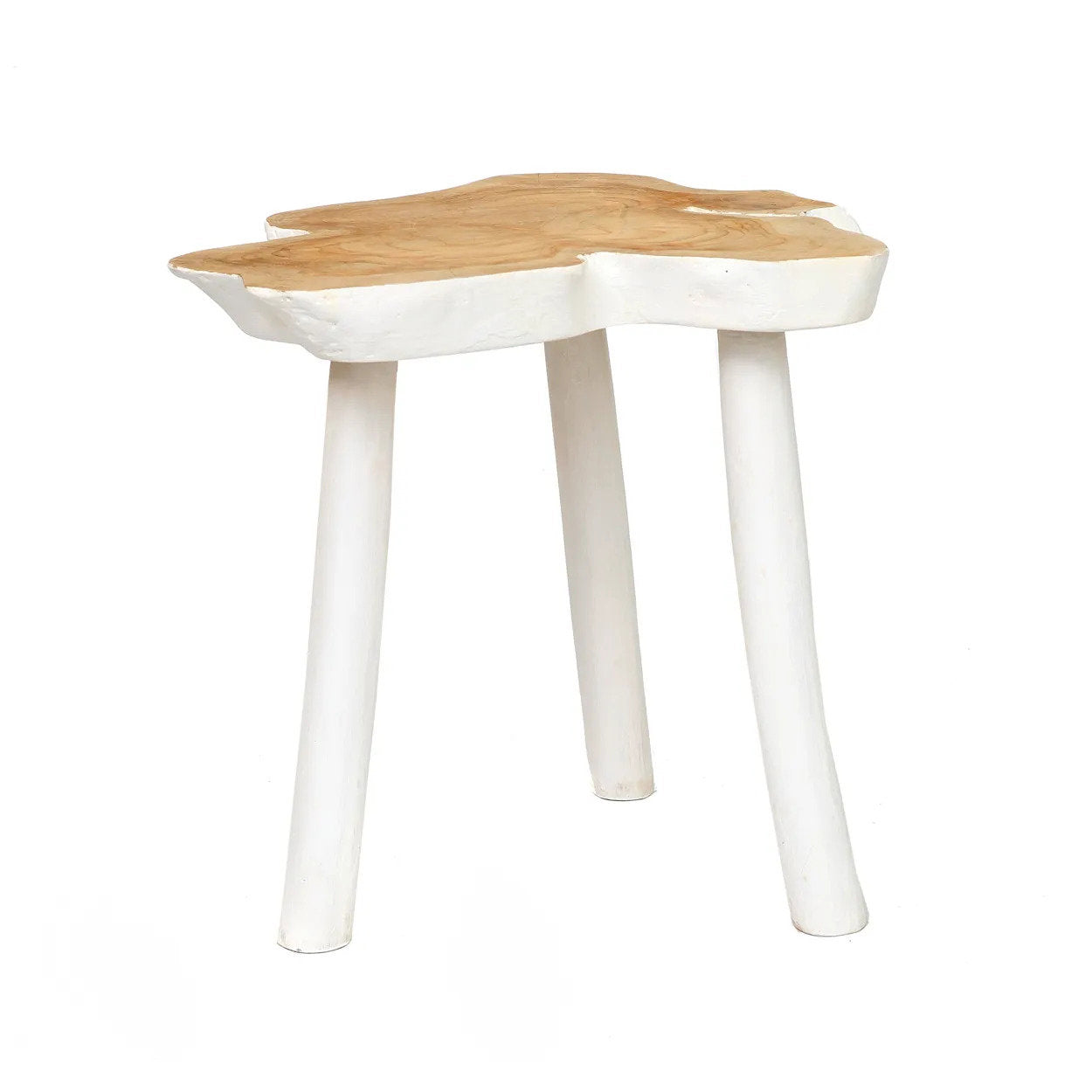 The Organic Side Table, Natural White — 7