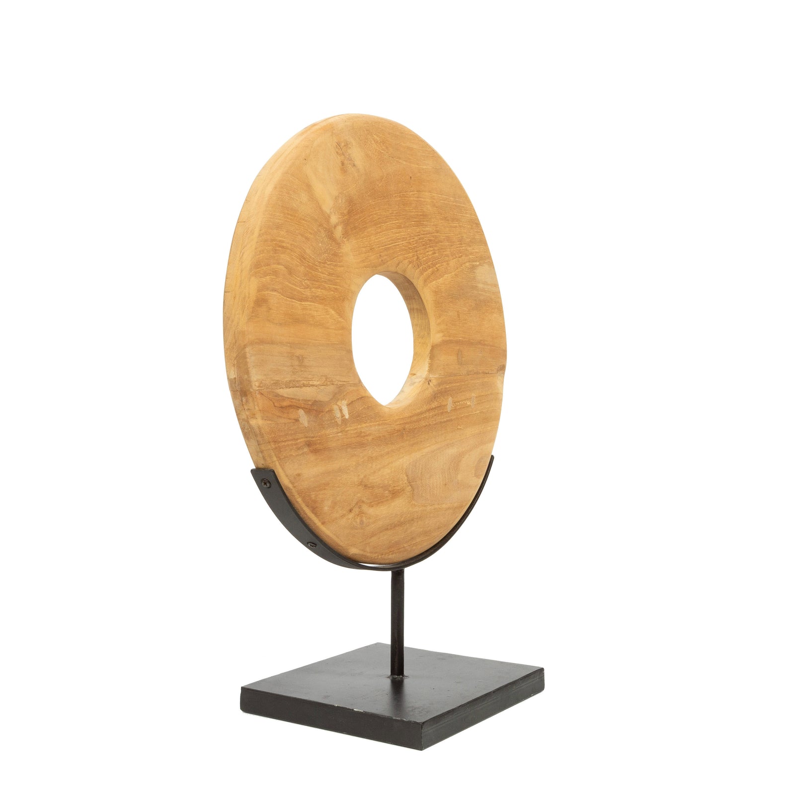 The Teak Disc on Stand, M — 6