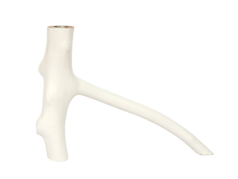 The Triple Twig Candle Holder, White