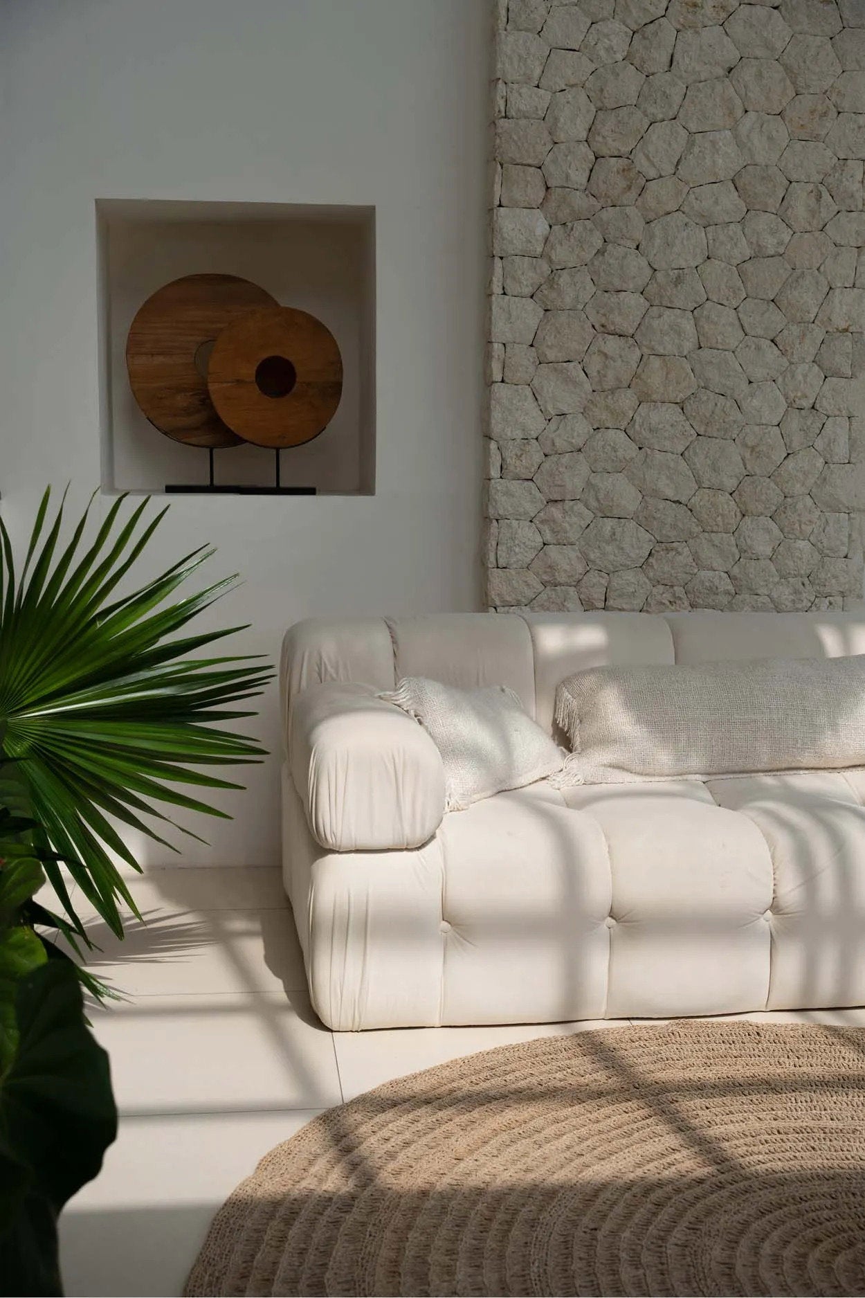 The Oh My Gee Cushion Cover, Cream, 35x100 — 2
