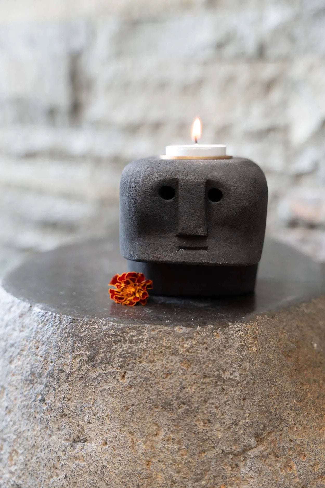 The Sumba Stone #27 Candle Holder — 2