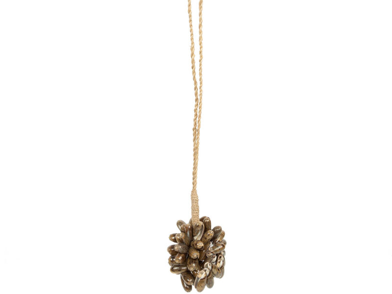 The Brown Cowrie Shell Tassel