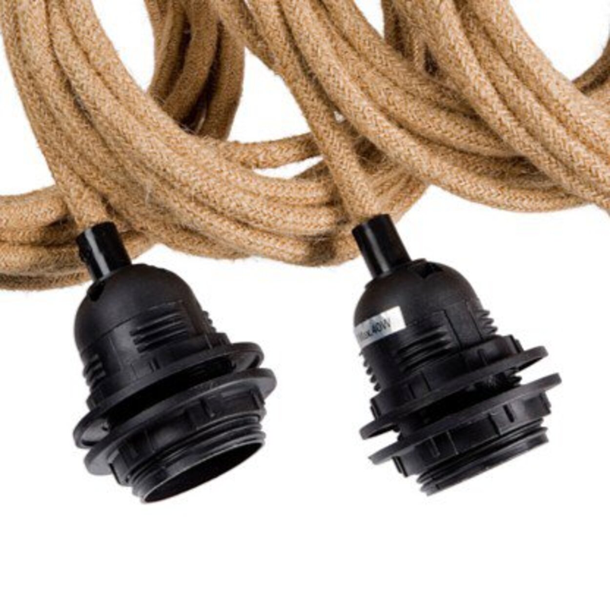 Fitting Lamps Ceiling, Natural Black, 5 Fittings — 3