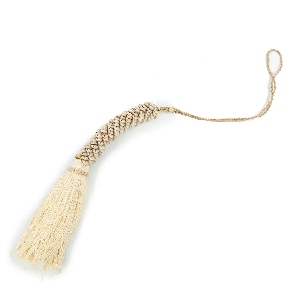 The Cowrie & Cotton Tassel, Natural — 5