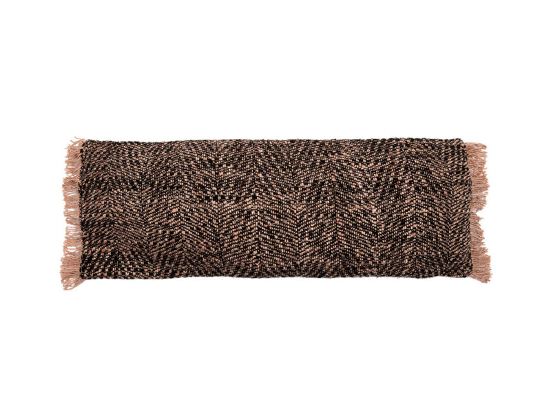 The Oh My Gee Cushion Cover, Black Copper, 35x100