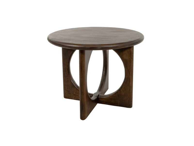 Coffee Table Ø60, Mango Brown Walnut