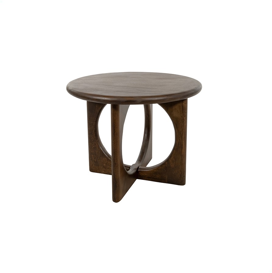 Coffee Table Ø60, Mango Brown Walnut