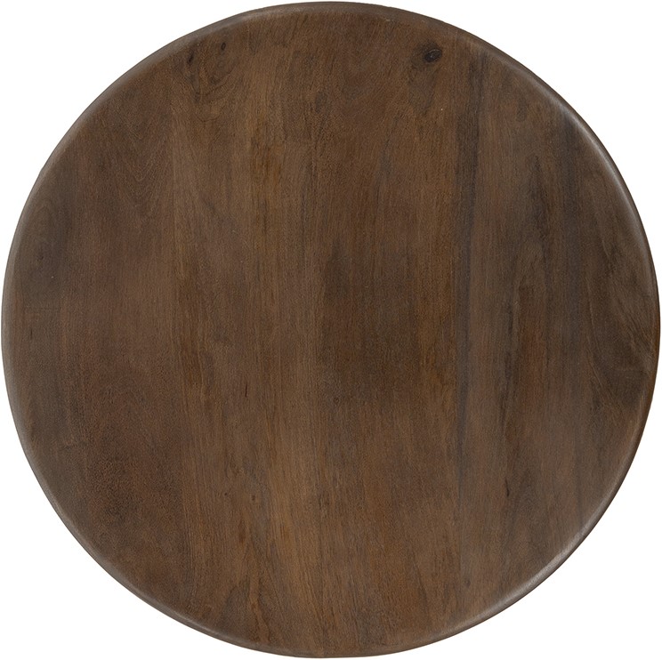 Coffee Table Ø60, Mango Brown Walnut — 3