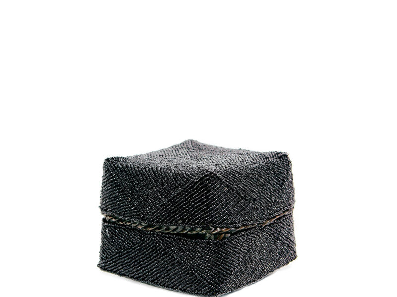 The Beaded Basket, Black, S