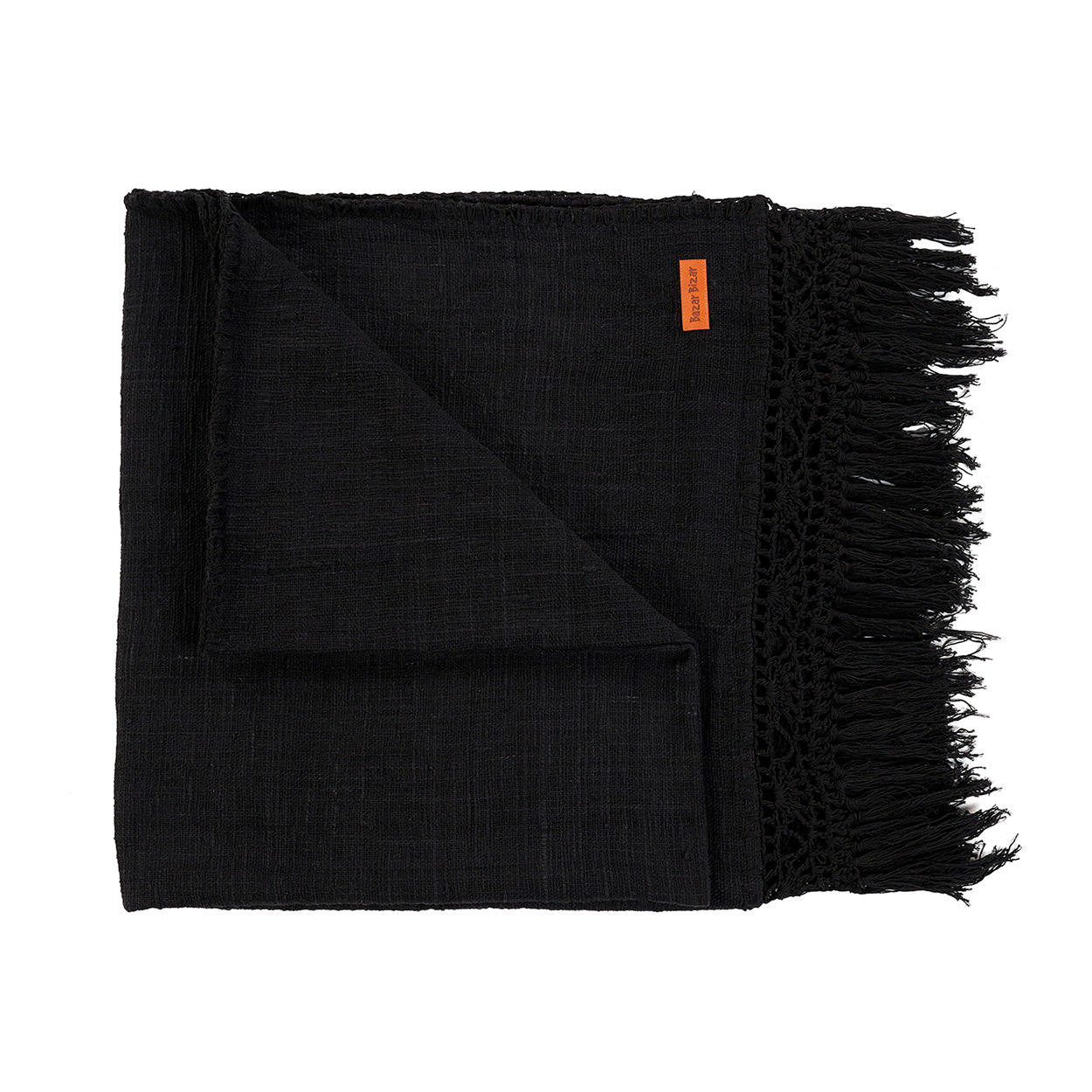 The Gypsy Bed Throw, Black
