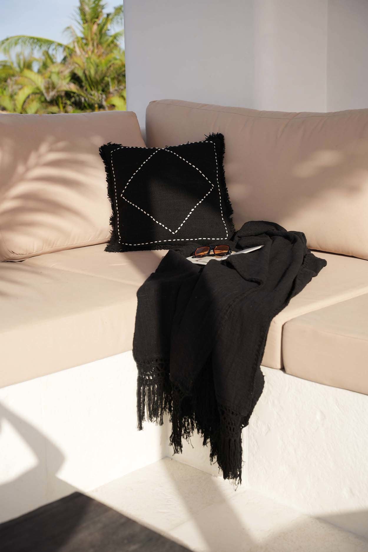 The Gypsy Bed Throw, Black — 4