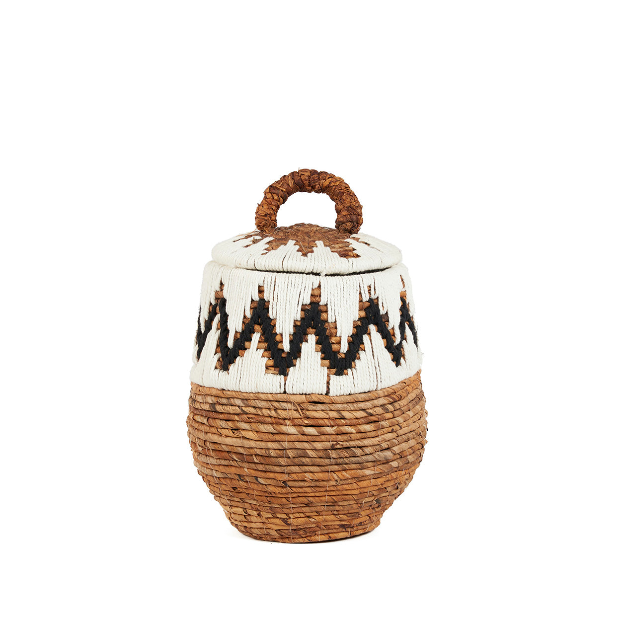 The Little Bay Beach Basket, Natural White, S