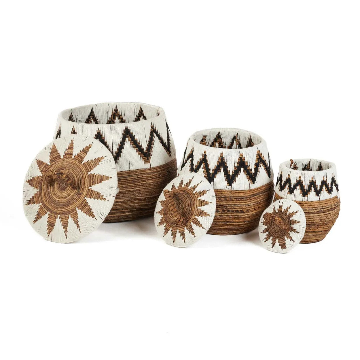The Little Bay Beach Basket, Natural White, S — 8