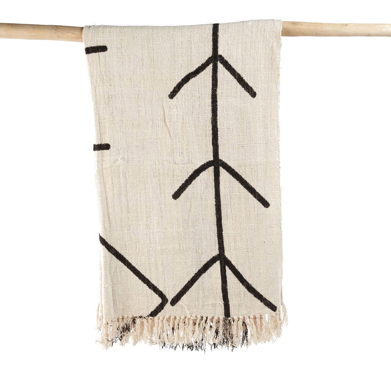 The Evil Eye Bed Throw, Natural Black — 7