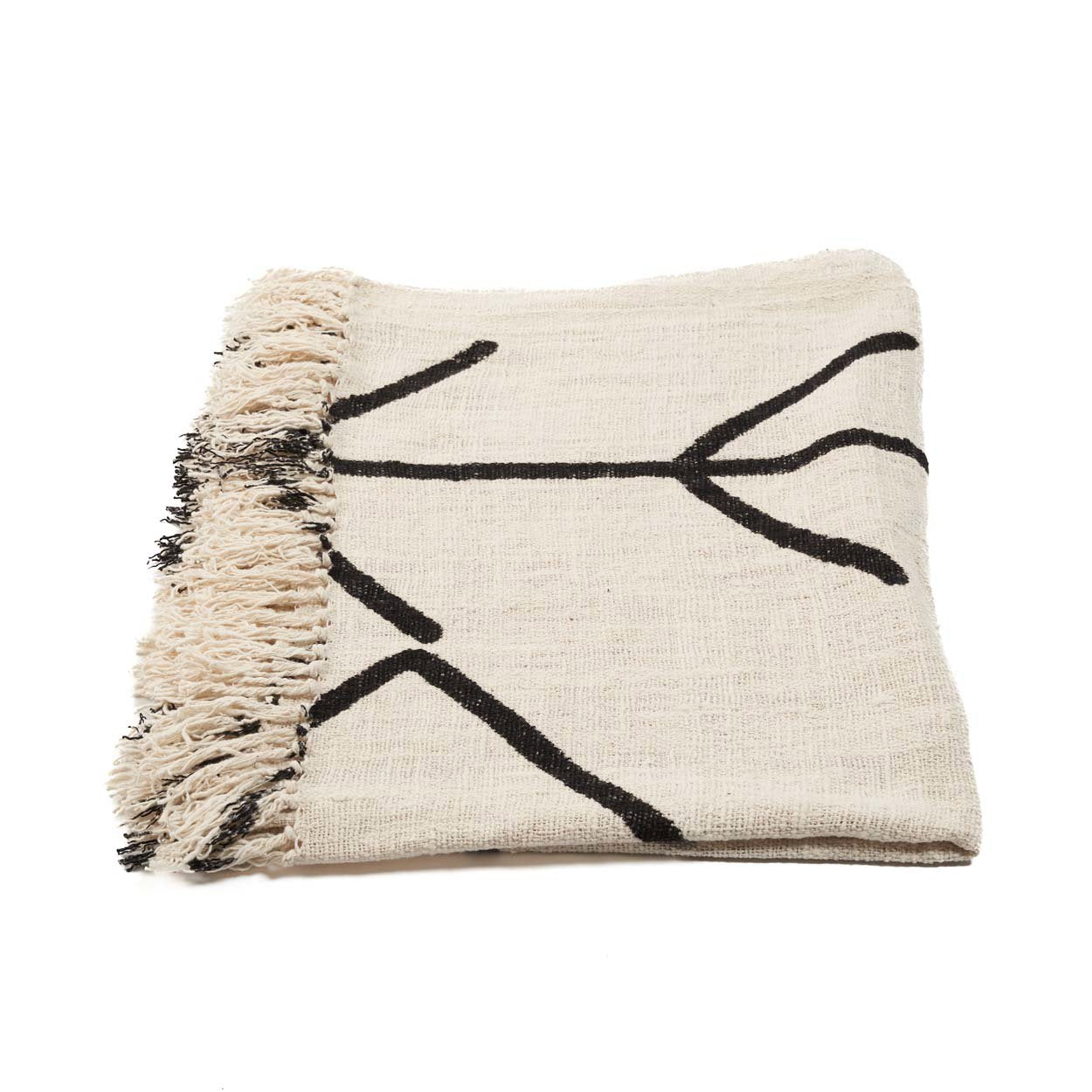 The Evil Eye Bed Throw, Natural Black — 8