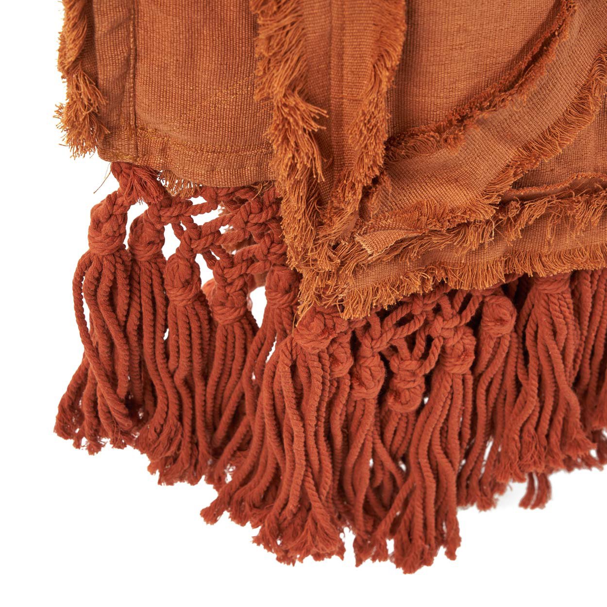 The Berber Bed Throw, Terracotta — 7