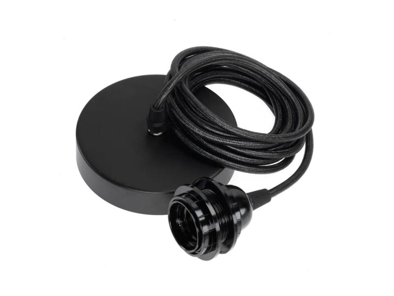 Fitting Lamps Ceiling, Black, 1 Fitting