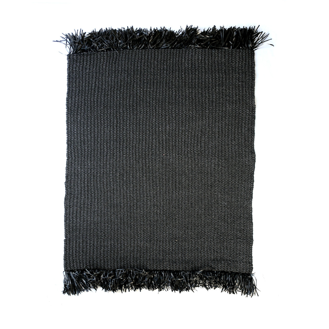 The Fringed Carpet, Black, 180x240